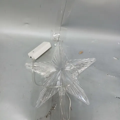 COLOUR CHANGING TREE TOPPER STAR