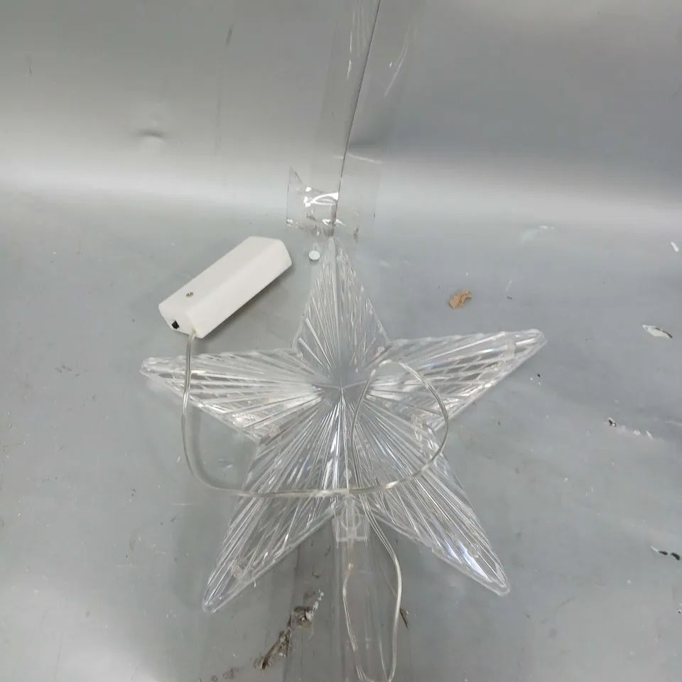 COLOUR CHANGING TREE TOPPER STAR