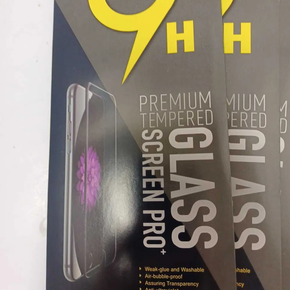 LOT OF FIVE PREMIUM TEMPERED GLASS SCREEN PROTECTOR
