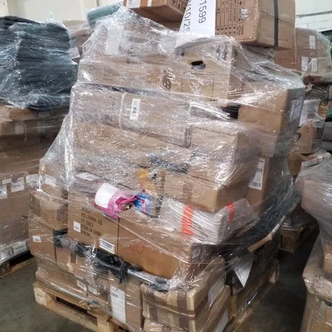 PALLET CONTAINING ASSORTED PRODUCTS INCLUDING VACUUM CLEANER, WHEEL HUN BEARING, VACUUM SEALER & STAINLESS STEEL LADDER