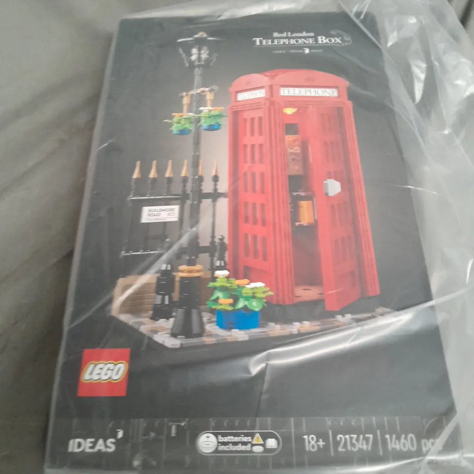 LEGO IDEAS RED LONDON TELEPHONE BOX SET 21347