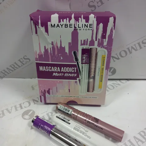 BOXED MAYBELLINE NEW YORK MASCARA ADDICT SET