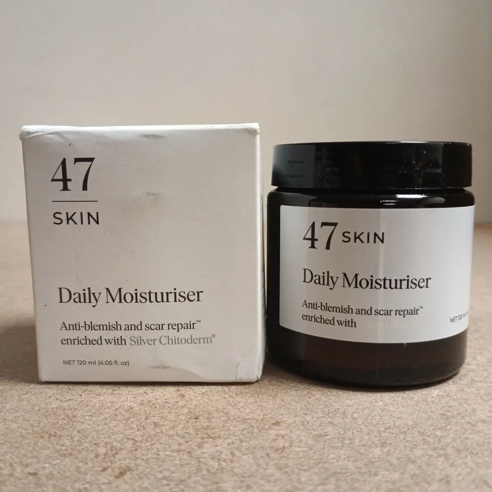 BOXED 47 SKIN DAILY MOISTURISER – ANTI-BLEMISH & SCAR REPAIR, 120 ML