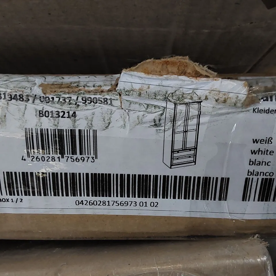 BOXED 2 DOOR WARDROBE (2 BOXES)