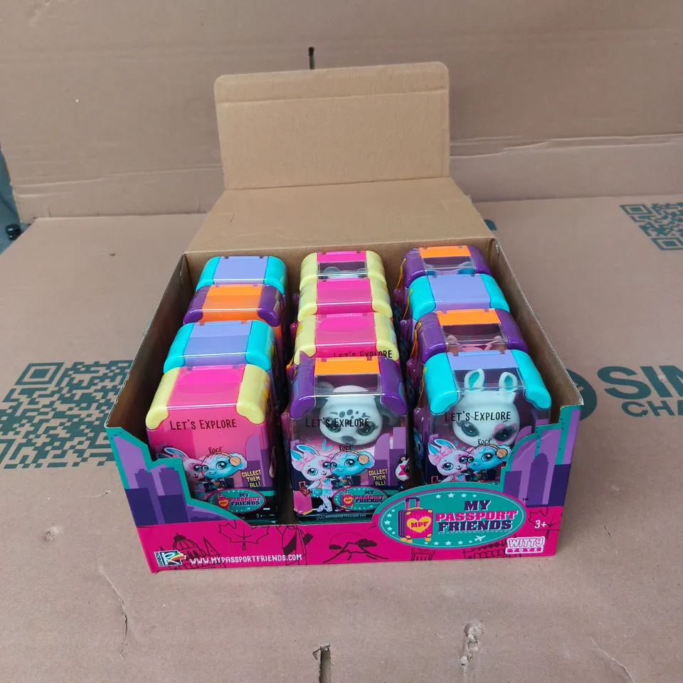 WITTY TOYS ASSORTED SET OF 12 "MY PASSPORT FRIENDS"