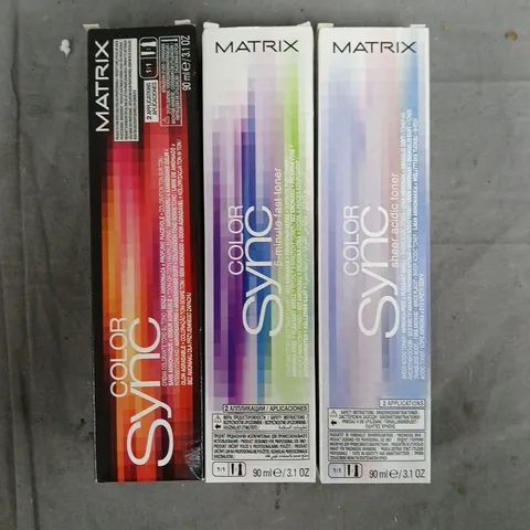 BOX OF APPROXIMATELY 20 ASSORTED MATRIX SO COLOUR SYNC PRODUCTS