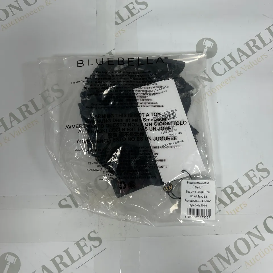 BLUEBELLA ISADORA BRIEF IN BLACK SIZE 6