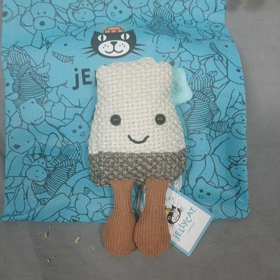 JELLYCAT AMUSEABLES STEEPY TEA BAG PLUSH - LONDON