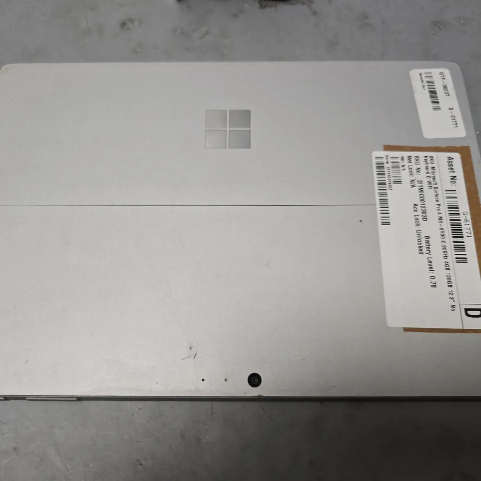 MICROSOFT SURFACE PRO 4 