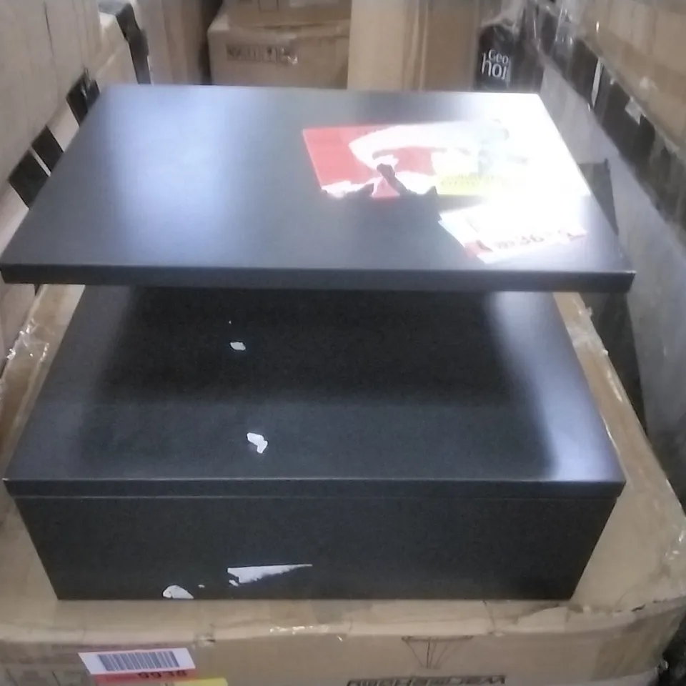 CLIFFSAGE BEDSIDE TABLE WITH DRAWER IN BLACK (1 ITEM)