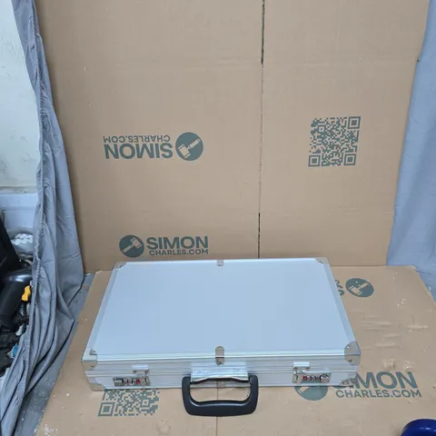 CAGE OF APPROXIMATELY 20 ASSORTED ITEMS TO INCLUDE: BRIEFCASE AND BROLLY 