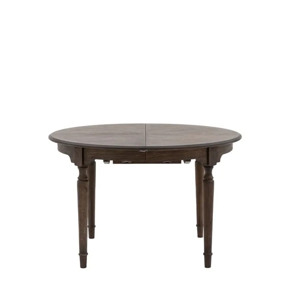 BOXED CESAIRE ROUND DINING TABLE - COFFEE (1 BOX)