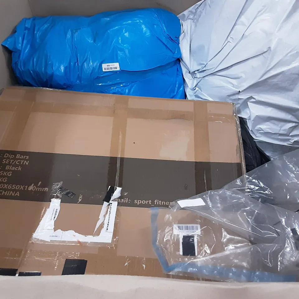 PALLET OF ASSORTED PRODUCTS INCLUDING BREVILLE HALO ROTISSERIE AIR FRYER OVEN, ACRALI HOME MATTRESS TOPPER, ALPICOOL PORTABLE FRIDGE FREEZERS, 4 DRAWER WHITE PLASTIC TOWER, DIP BARS, CLOTHES DRYING R 