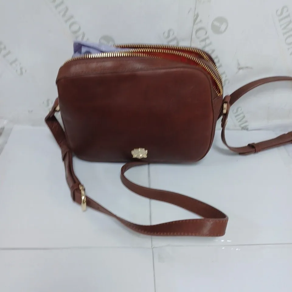 PAUL COSTELLOE DRESSAGE LADIES BROWN HANDBAG