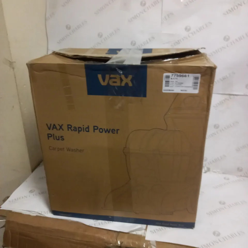 VAX RAPID POWER PLUS CARPET WASHER