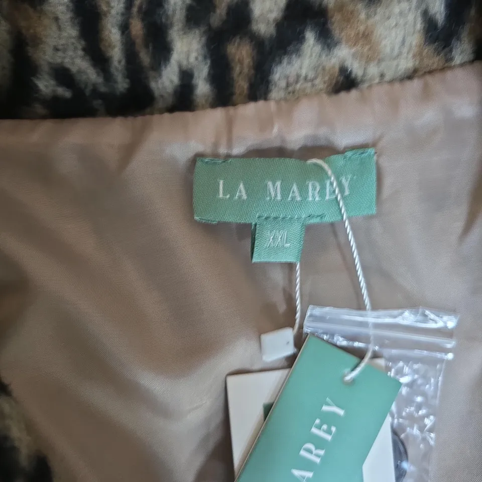 LA MAREY LEOPARD PRINT FAUX-FUR COAT – WOMEN'S XL