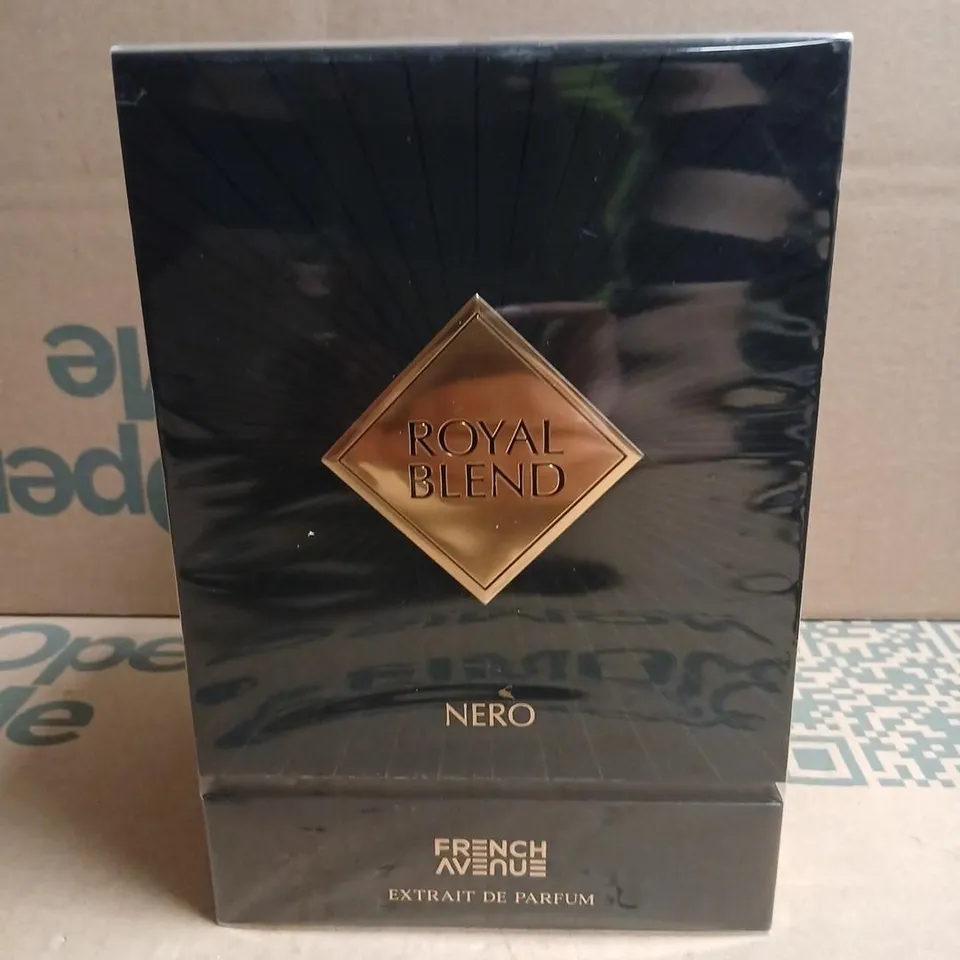 BOXED AND SEALED ROYAL BLEND NERO FRENCH AVENUE EXTRAIT DE PARFUM 100ML