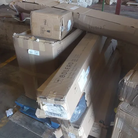 PALLET CONTAINING A LARGE QUANTITY OF ASSORTED FURNITURE PARTS ECT
