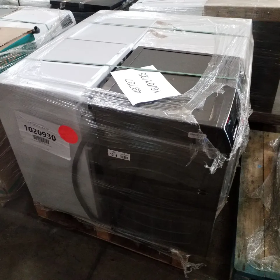 PALLET OF APPROXIMATELY 4 UNPROCESSED RAW RETURN WHITE GOODS TO INCLUDE