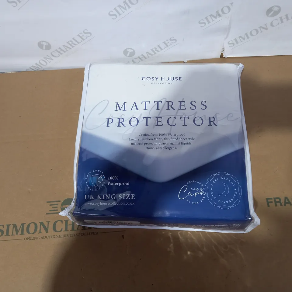 COSY HOUSE COLLECTION MATTRESS PROTECTOR - KING SIZE