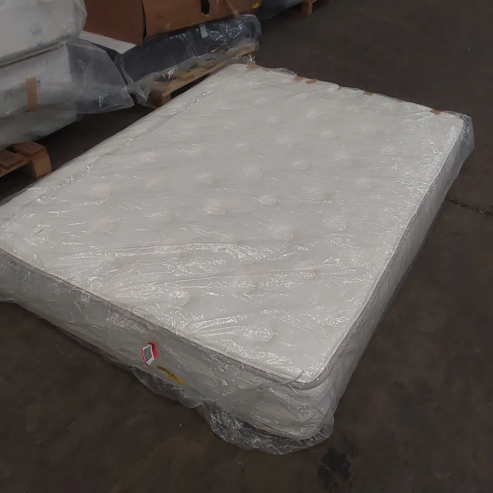 QUALITY BAGGED MEMORY FOAM POCKET SPRUNG NOVILLA 27CM 4'6 DOUBLE MATTRESS 