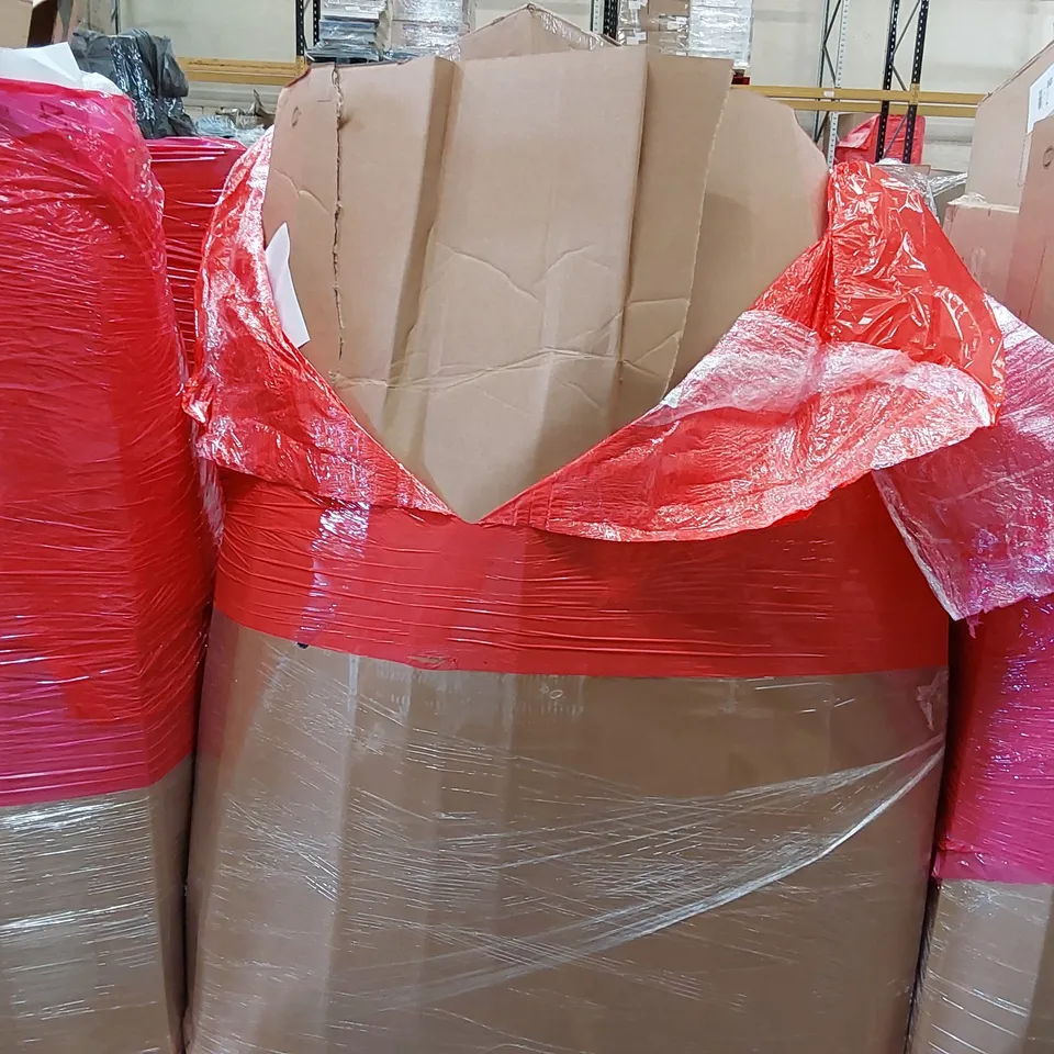 PALLET OF ASSORTED ITEMS INCLUDING: AIR FRYER, DESIGNER MIRROR, YOGA MAT, MAGNETIC KNIFE HOLDER, WINDOW FILM