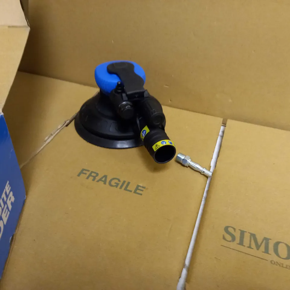 DRAPER STORM FORCE COMPOSITE 150MM DUAL ACTION AIR SANDER