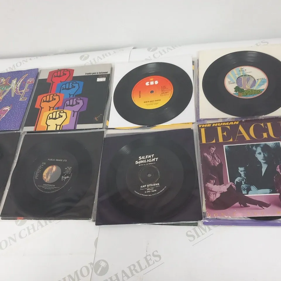 A COLLECTION OF 29 X VINYL SINGLES. DEPECHE MODE, THE STYLE COUNCIL, MADNESS, U2. PRINCE, PUBLIC IMAGE ETC