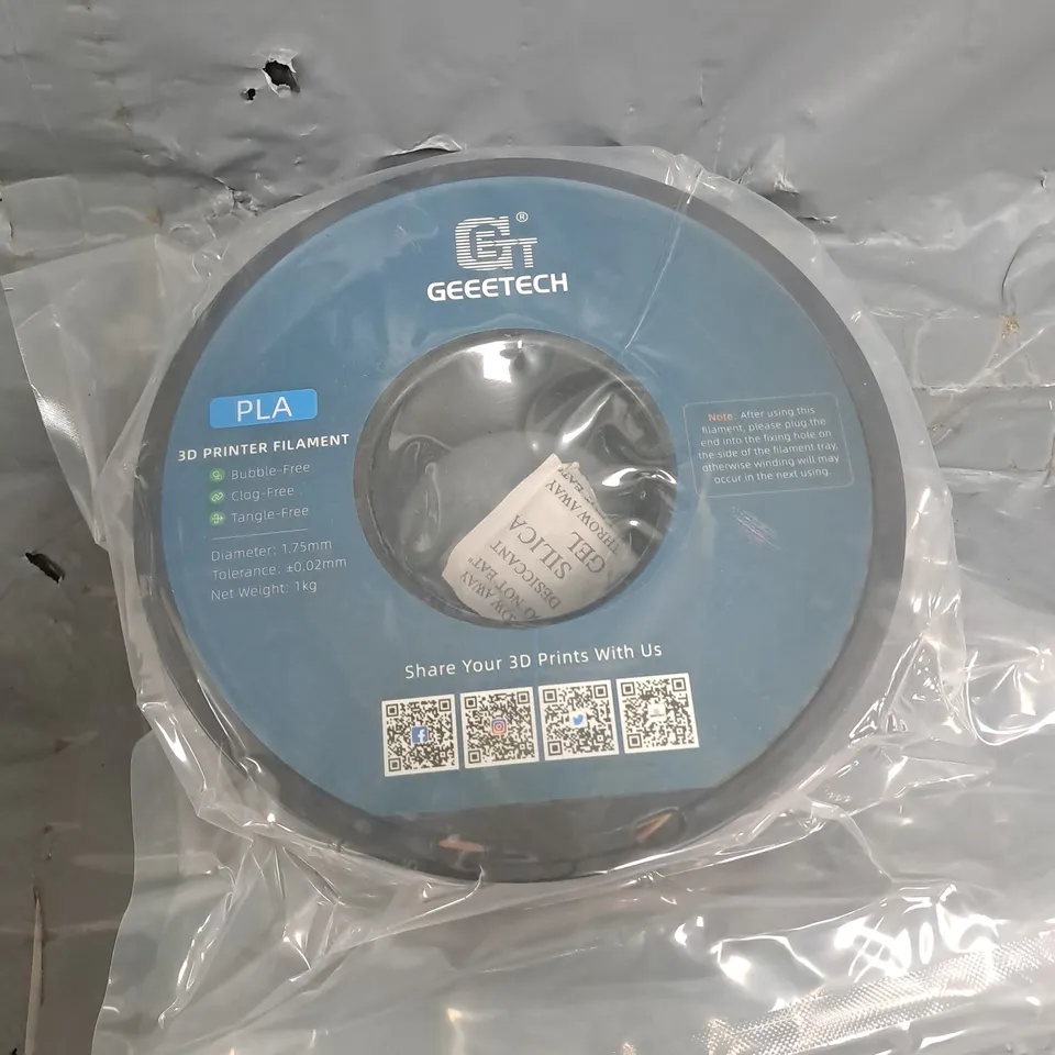 GEEETECH PLA 3D PRINTER FILAMENT - 1.75MM