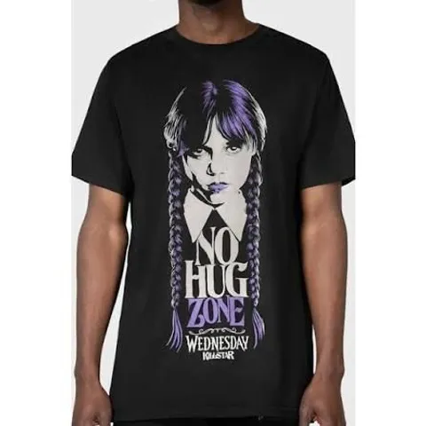 BAGGED BRAND NEW KILLSTAR & WEDNESDAY RAY OF JET BLACK T-SHIRT - S