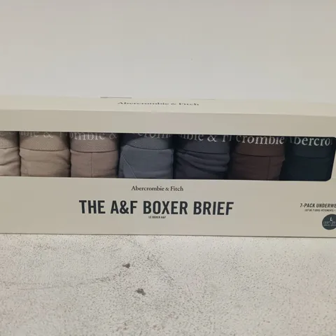 ABERCROMBIE & FITCH BOXER BRIEF 7-PACK – MEN'S UNDERWEAR - LARGE 