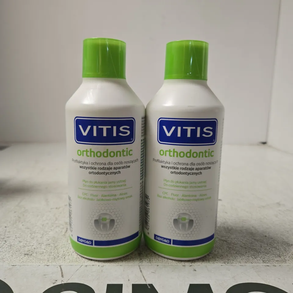 VITIS ORTHODONTIC MOUTHWASH – 2 BOTTLES