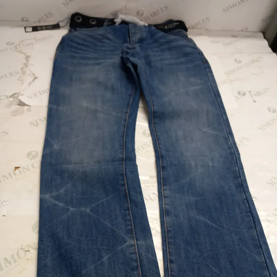 ENZO NAVY BLUE DENIM JEANS SIZE 30S