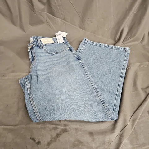 HOLLISTER BAGGY LOW RISE LOOSE JEANS IN BLUE SIZE W30R