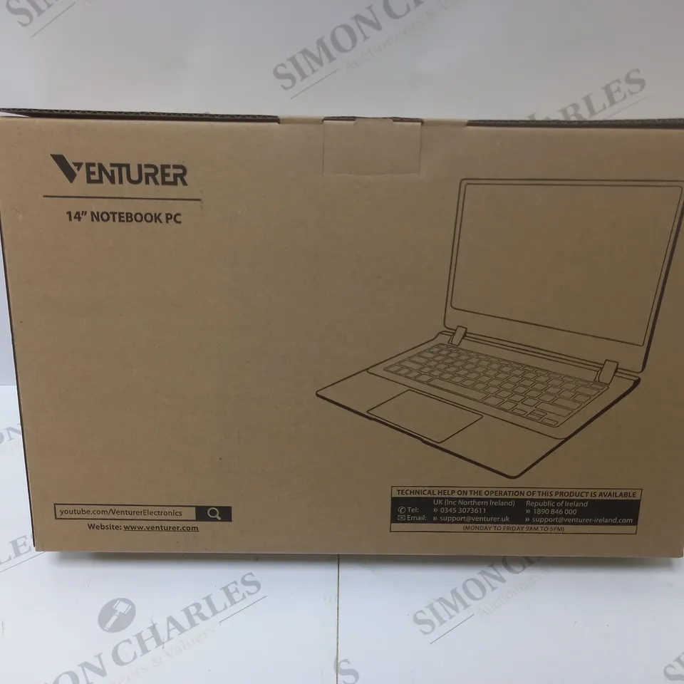 BRAND NEW BOXED VENTURER EUROPA 14 PLUS 14" NOTEBOOK PC