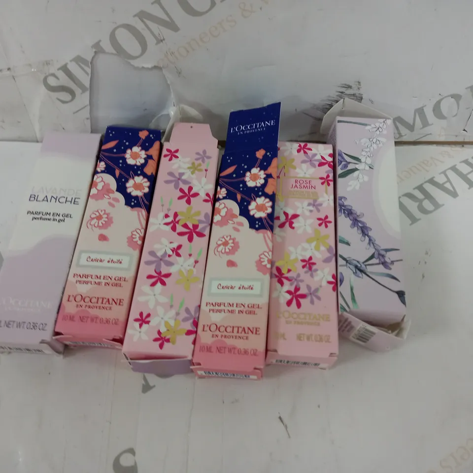 LOCCITANE 6 PIECE HAND GEL SET
