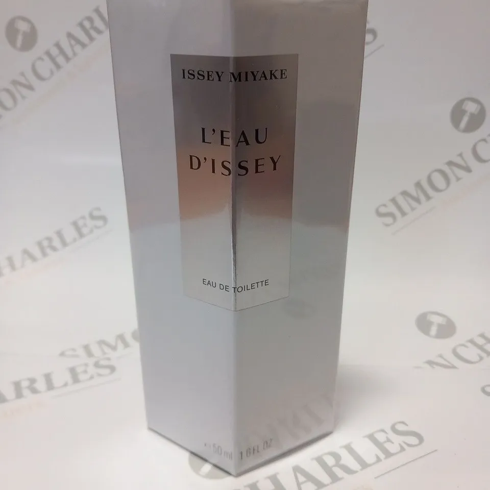 BOXED AND SEALED ISSEY MIYAKE L'EAU D ISSY EAU DE TOILETTE SPRAY 50ML