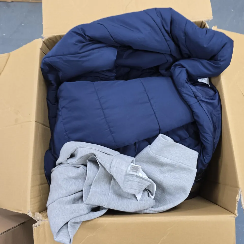 BOX OF APPROXIMATELY 14 ASSORTED ITEMS TO INCLUDE: SEASALT CORNWALL DRESS