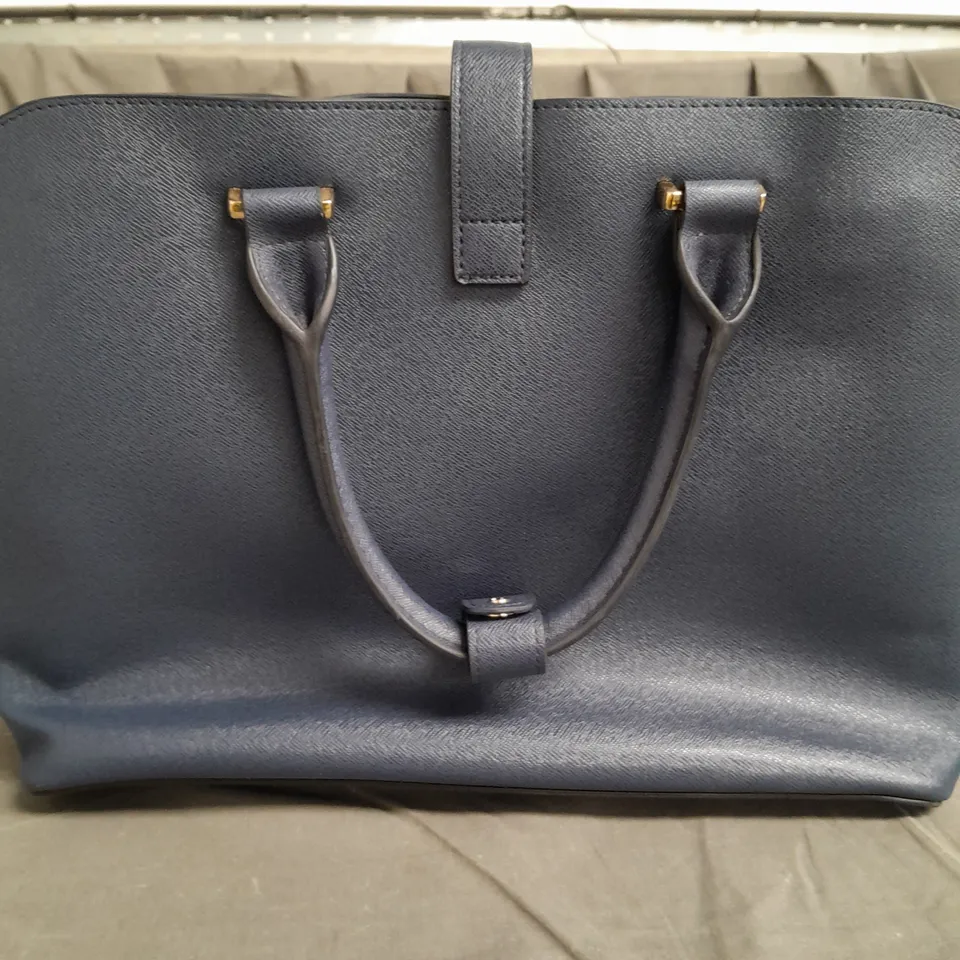 DUNE LONDON LARGE HANDBAG DARK BLUE
