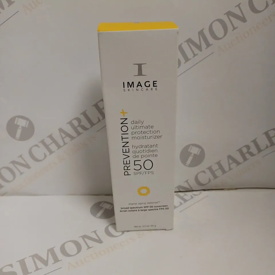 BOXED IMAGE SKINCARE PREVENTION+ DAILY ULTIMATE PROTECTION MOISTURISER SPF50