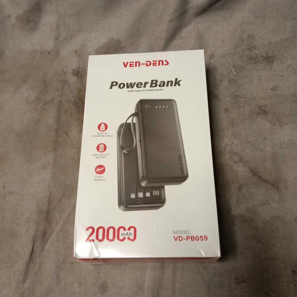 VEN-DENS POWER BANK 2000MAH – MODEL VD-PB059