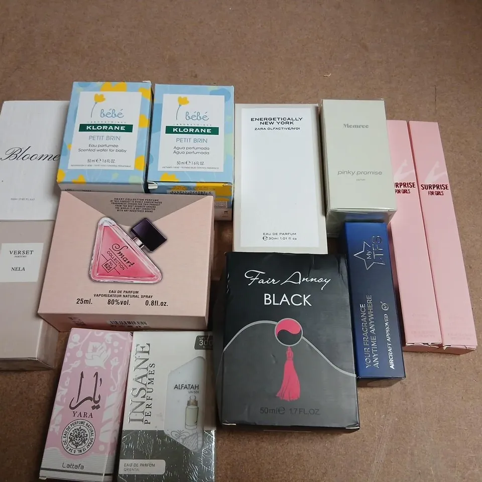 APPROXIMATELY 20 ASSORTED FRAGRANCES TO INCLUDE; GODA, MEMREE, FAR AWAY AND BEBE