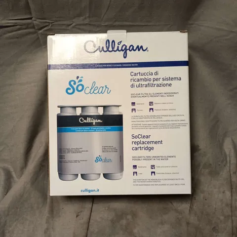 CULLIGAN SO CLEAR REPLACEMENT CARTRIDGE BOXED WATER FILTER