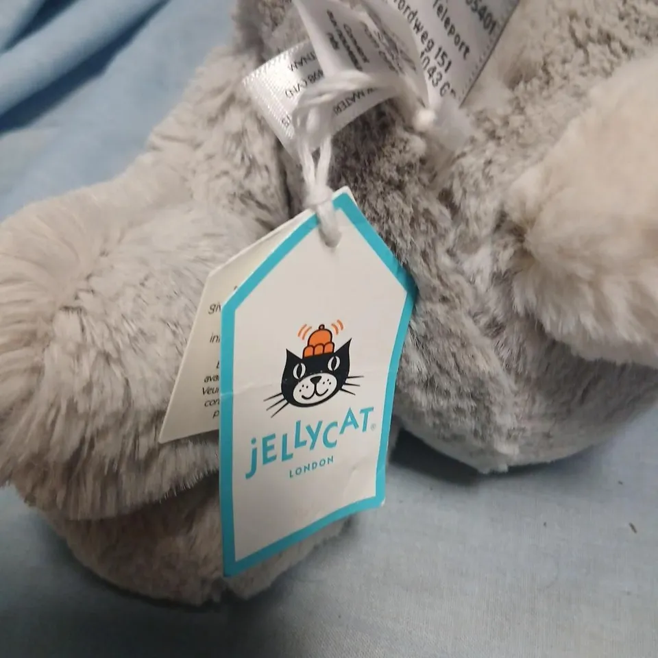 JELLYCAT BASHFUL BUNNY – ORIGINAL SILVER (GREY) SOFT TOY