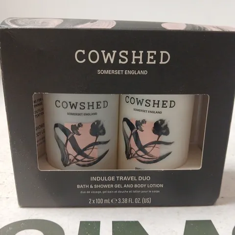 BOXED COWSHED INDULDGE TRAVEL DUO