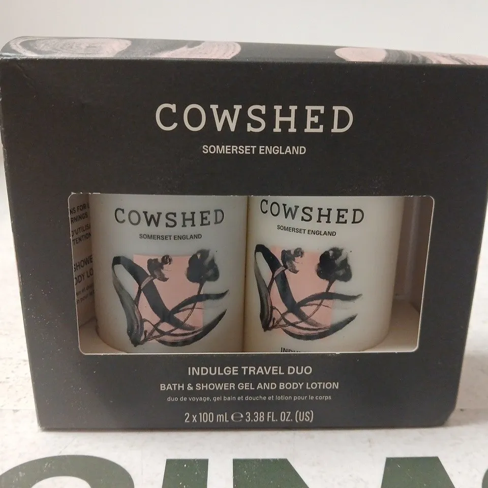 BOXED COWSHED INDULDGE TRAVEL DUO
