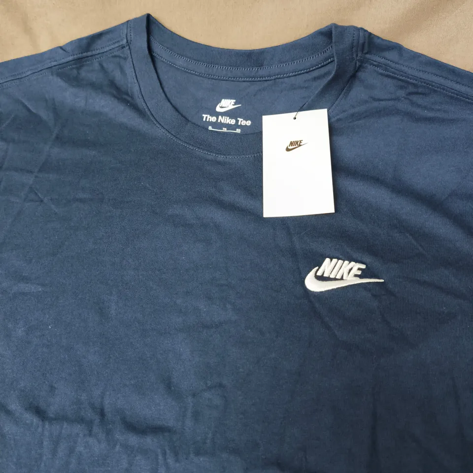 NIKE THE NIKE TEE MENS T-SHIRT – NAVY, XL