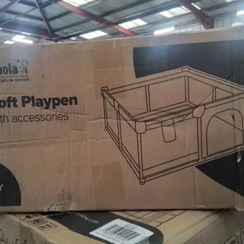 BOXED KIDOOLA SOFT PLAYPEN WITH ACCESSORIES 