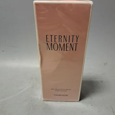 BOXED AND SEALED ETERNITY MOMENT EAU DE PARFUM CALVIN KLEIN 100ML