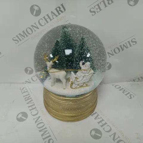 SANTA EXPRESS CHRISTMAS CHARACTER MUSICAL WATER SPINNER - SANTA